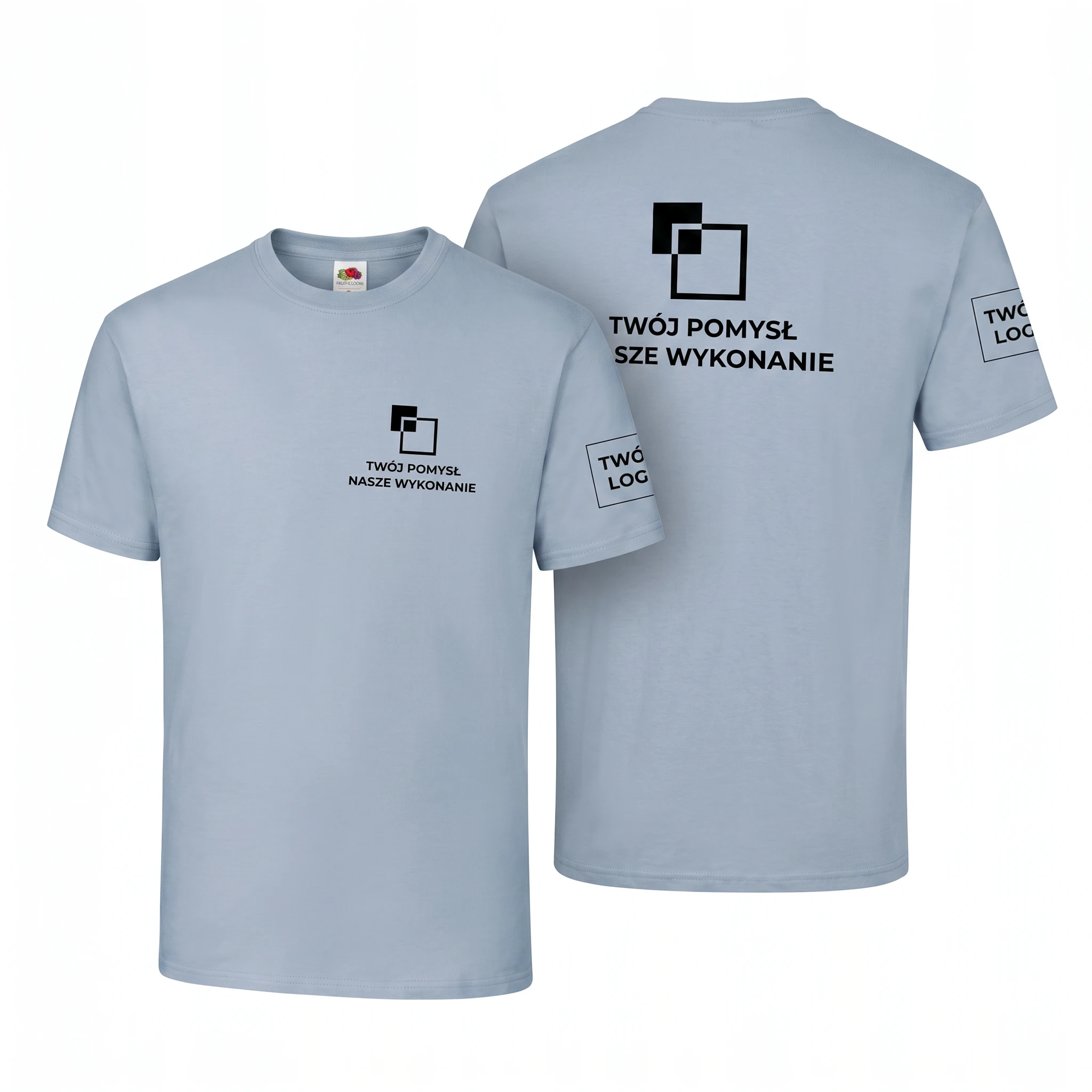 614220-MINERAL_BLUE-MALE_1-1.webp Koszulka T-Shirt Premium Stalowoniebieska męska 100% bawełna - obrazek 1