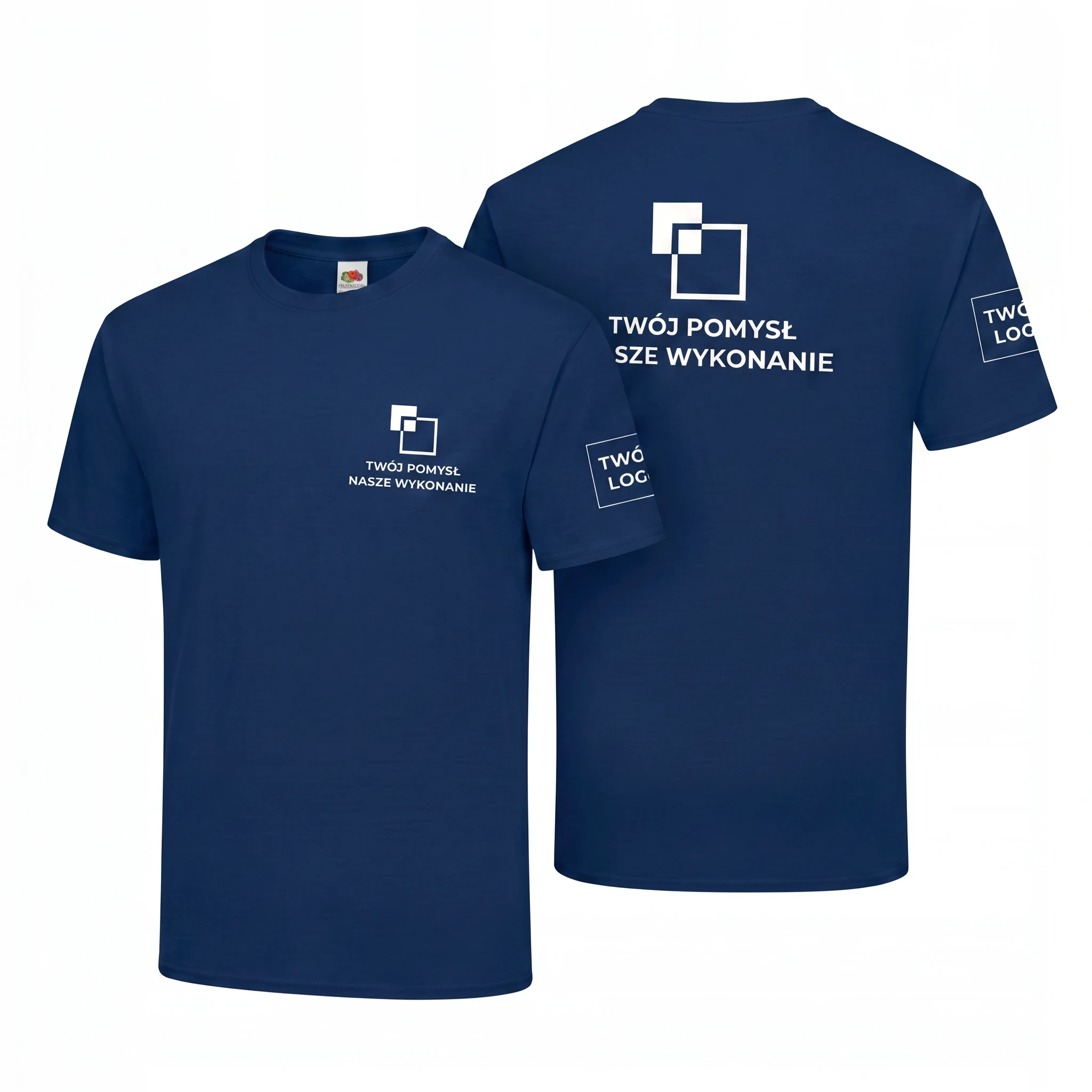 614220-NAVY-MALE_1-1.webp Koszulka T-Shirt Premium Granatowa męska 100% bawełna - obrazek 1