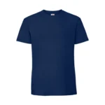 Koszulka T-Shirt Premium Granatowa męska 100% bawełna - obrazek 2