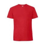 Koszulka T-Shirt Premium Czerwona męska 100% bawełna - obrazek 2