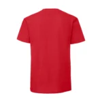 Koszulka T-Shirt Premium Czerwona męska 100% bawełna - obrazek 3
