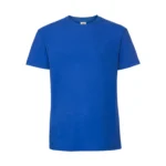 Koszulka T-Shirt Premium Niebieska męska 100% bawełna - obrazek 2
