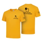 Koszulka T-Shirt Premium Żółta męska 100% bawełna