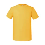 Koszulka T-Shirt Premium Żółta męska 100% bawełna - obrazek 2