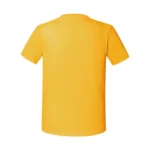 Koszulka T-Shirt Premium Żółta męska 100% bawełna - obrazek 3