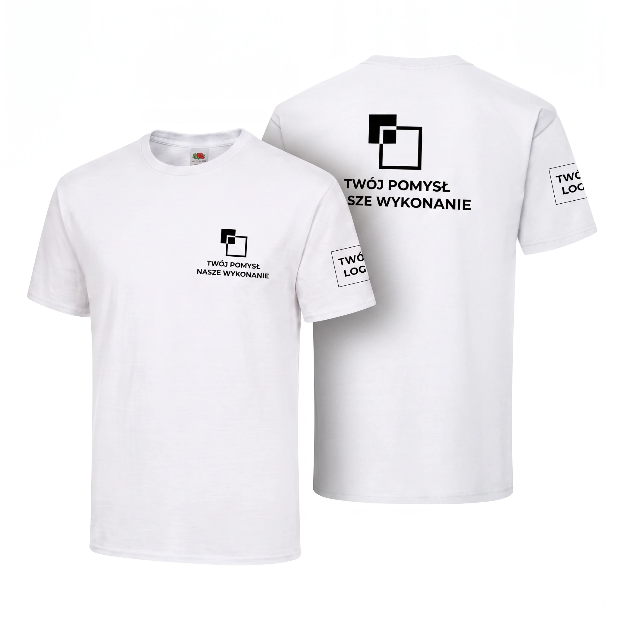 614220-WHITE-MALE_1-1.webp Koszulka T-Shirt Premium Biała męska 100% bawełna - obrazek 1
