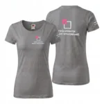 Koszulka T-Shirt Premium Jasny Grafit damska 100% bawełna
