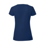 Koszulka T-Shirt Premium Granatowa damska 100% bawełna - obrazek 3