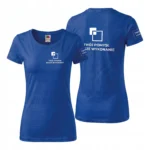 Koszulka T-Shirt Premium Niebieska damska 100% bawełna