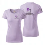 Koszulka T-Shirt Premium Jasna Lawendowa damska 100% bawełna