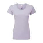 Koszulka T-Shirt Premium Jasna Lawendowa damska 100% bawełna - obrazek 2