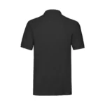 Koszulka Polo Premium Czarna męska 100% bawełna - obrazek 3