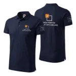 Koszulka Polo Premium Granatowa Navy Blue męska 100% bawełna