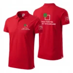 Koszulka Polo Premium Czerwona męska 100% bawełna