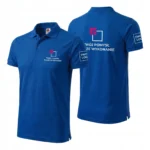 Koszulka Polo Premium Niebieska Royal Blue męska 100% bawełna
