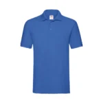 Koszulka Polo Premium Niebieska Royal Blue męska 100% bawełna - obrazek 2