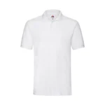 Koszulka Polo Premium Biała męska 100% bawełna - obrazek 2