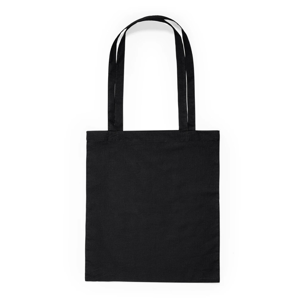 BO7602_BLACK_02_1-1.webp Torba bawełniana Eco 140g Czarna - obrazek 1