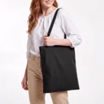 Torba bawełniana Eco 140g Czarna - obrazek 2