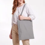 Torba bawełniana Eco 140g Szara - obrazek 2