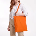 Torba bawełniana Eco 140g Pomarańczowa - obrazek 2