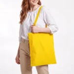 Torba bawełniana Eco 140g Żółta - obrazek 2