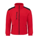 Bluza polar premium wzmocniony Czerwony męski - obrazek 2