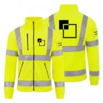 Bluza polar odblaskowa żółta
