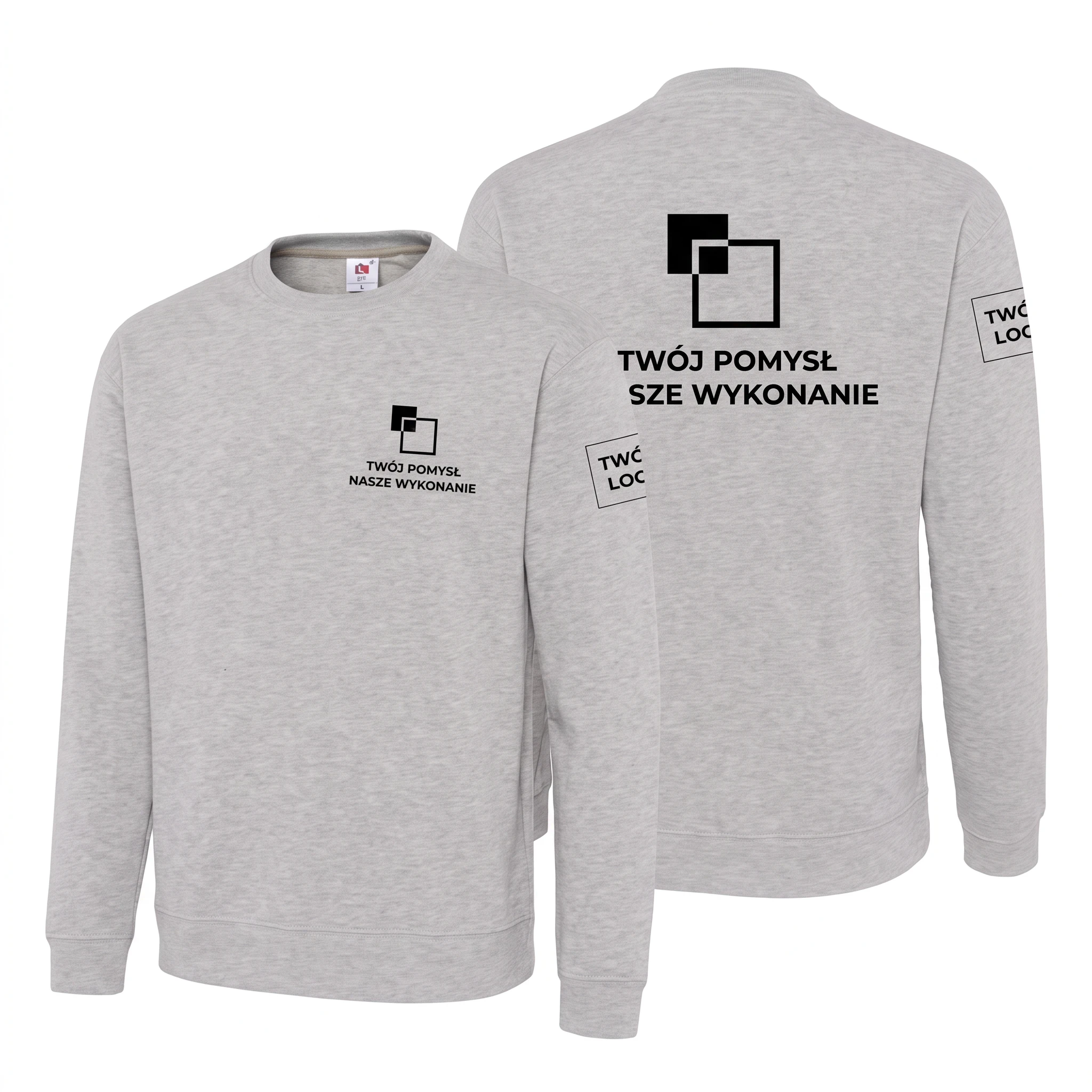 JTSWCR-ASH_GREY-UNISEX_1-1.webp Bluza longsleeve Szara unisex - obrazek 1