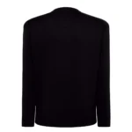 Bluza longsleeve Czarna unisex - obrazek 3