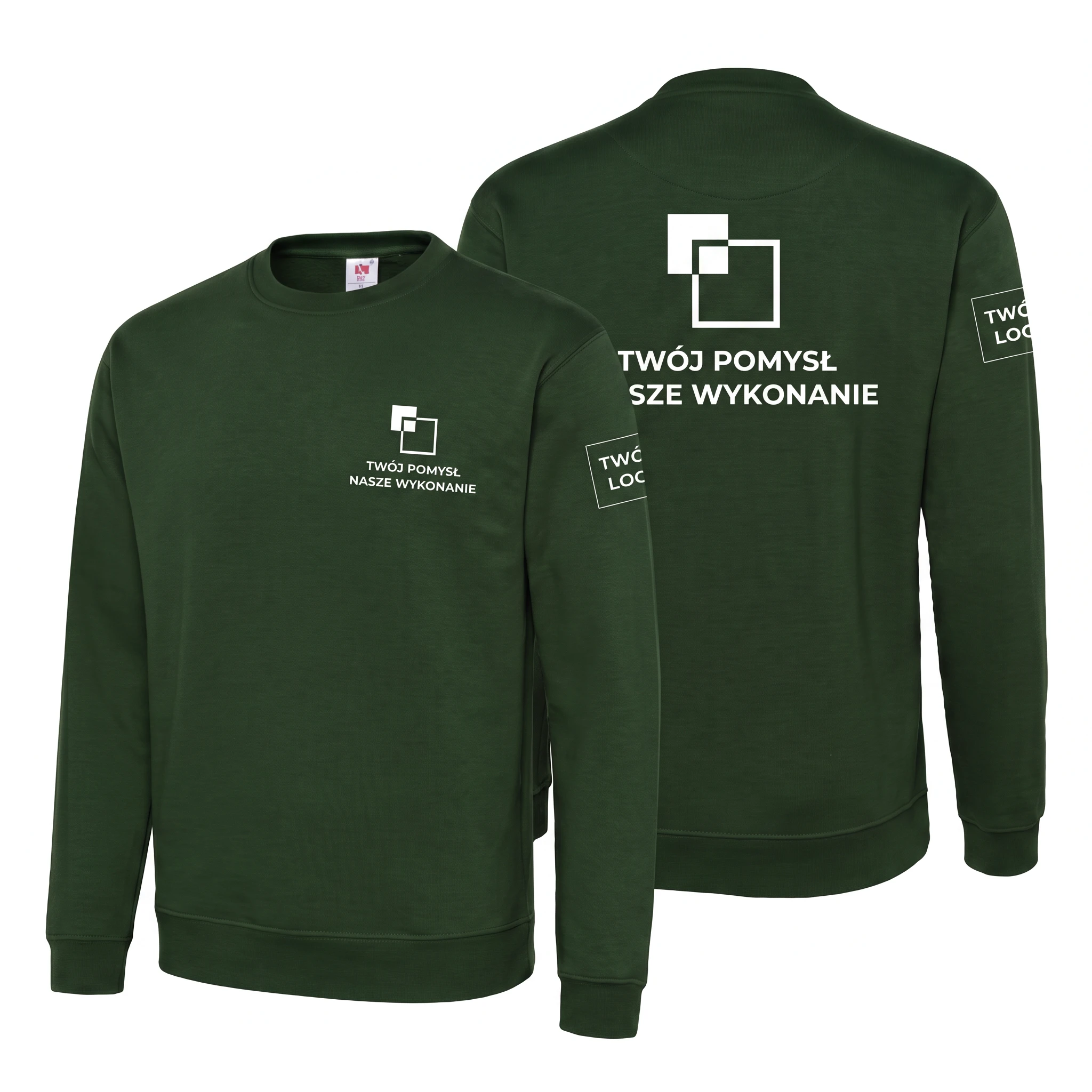 JTSWCR-BOTTLE_GREEN-UNISEX_1-1.webp Bluza longsleeve Butelkowa zieleń unisex - obrazek 1