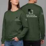 Bluza longsleeve Butelkowa zieleń unisex - obrazek 4