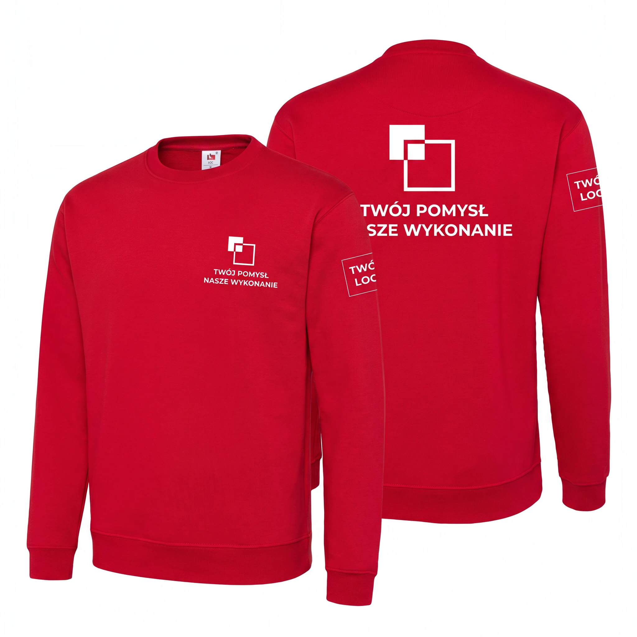 JTSWCR-RED-UNISEX_1-1.webp Bluza longsleeve Czerwona unisex - obrazek 1