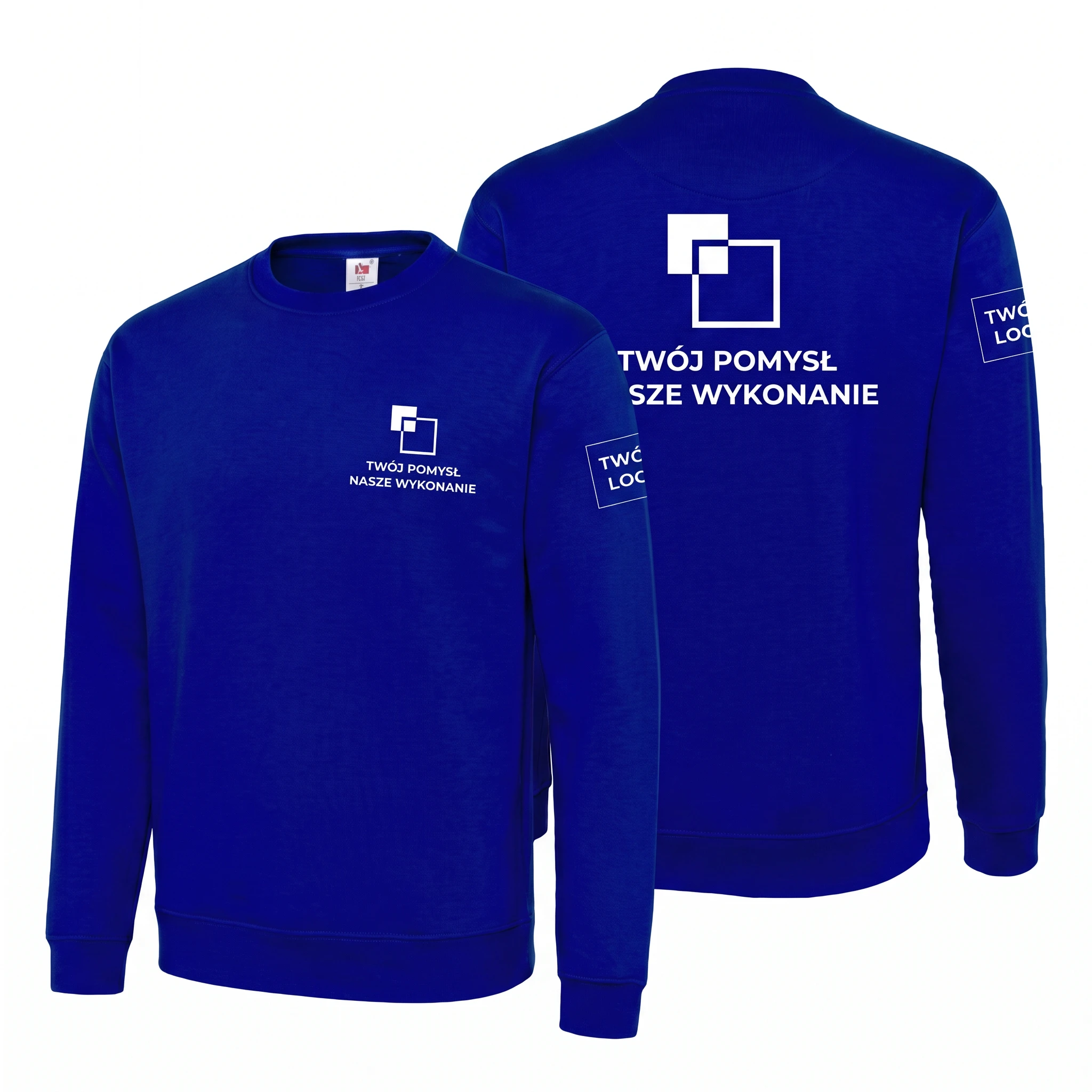 JTSWCR-ROYAL_BLUE-UNISEX_1-1.webp Bluza longsleeve Niebieska unisex - obrazek 1