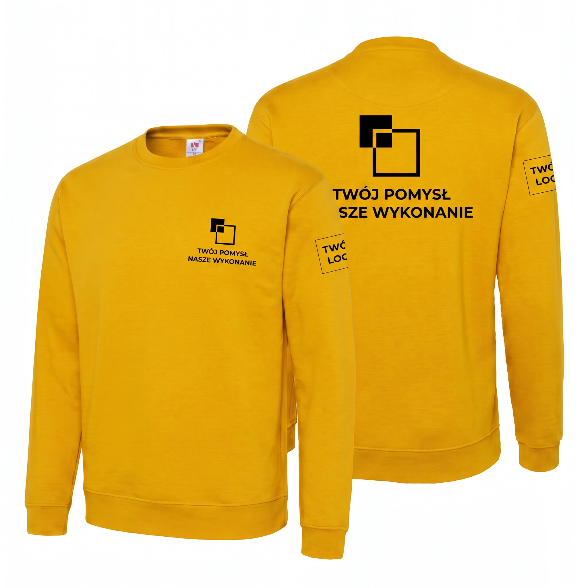 JTSWCR-SUNNY_YELLOW-UNISEX_1-1.webp Bluza longsleeve Żółta unisex - obrazek 1