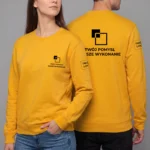 Bluza longsleeve Żółta unisex - obrazek 4