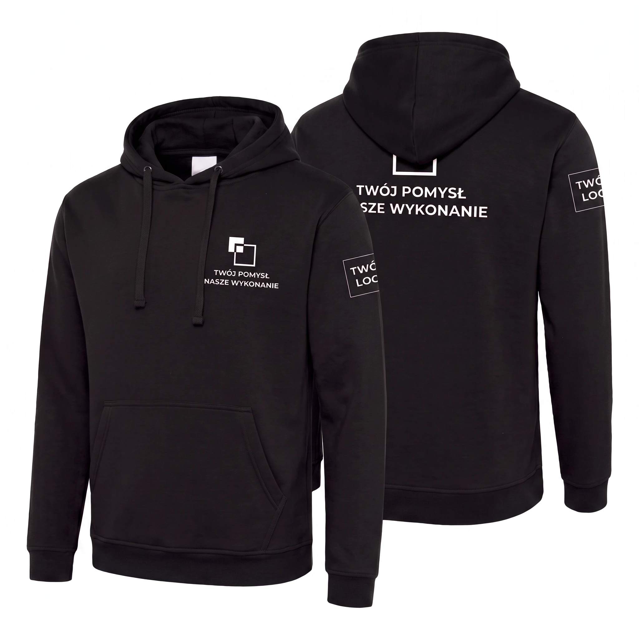 SWKNG320-BLACK-MALE_1-1.webp Bluza męska z kapturem Czarna - obrazek 1