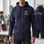Bluza męska z kapturem Granatowa - obrazek 4