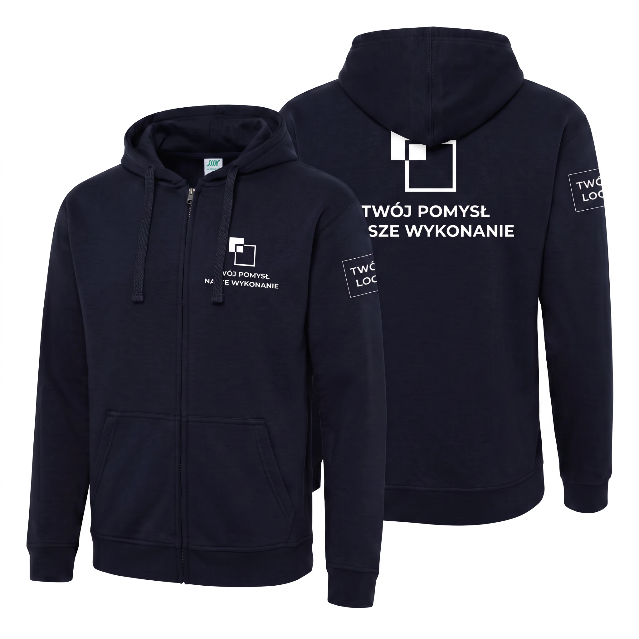 SWUAHOOD-NAVY-MALE_1-1.webp Bluza męska z kapturem suwak Granatowa - obrazek 1