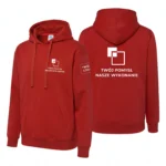 Bluza damska z kapturem Czerwona