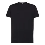 Koszulka T-Shirt męski Czarny100% bawełna - obrazek 2