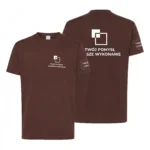 Koszulka T-Shirt męski Czekoladowy 100% bawełna