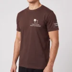 Koszulka T-Shirt męski Czekoladowy 100% bawełna - obrazek 4
