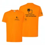 Koszulka T-Shirt męski Pomarańczowy 100% bawełna