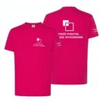 Koszulka T-Shirt męski Malinowy 100% bawełna