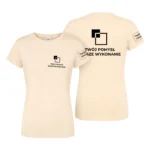 Koszulka T-Shirt damski Beżowy 100% bawełna