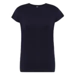 Koszulka T-Shirt damski Granatowy 100% bawełna - obrazek 2