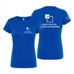Koszulka T-Shirt damski Niebieski 100% bawełna